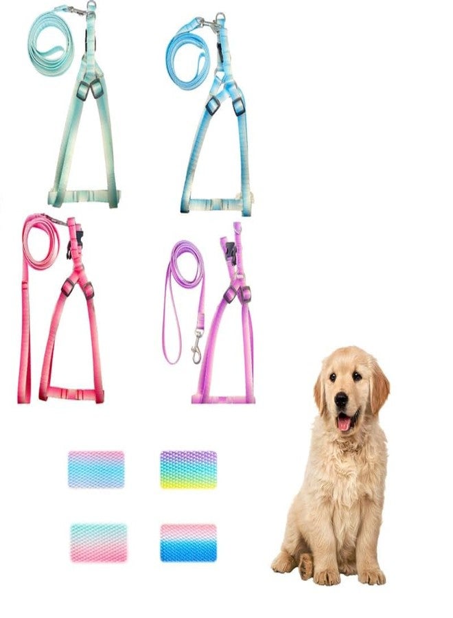 KittuPet Design Freedom No Pull Dog Harness | Comfortable Control for Easy Walking | Adjustable Dog Harness | Small, Medium & Large Dogs | Gradients Color Green-White (15MM) - Image 5